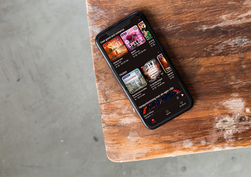 smartphone screen displaying a curated grid of video thumbnails