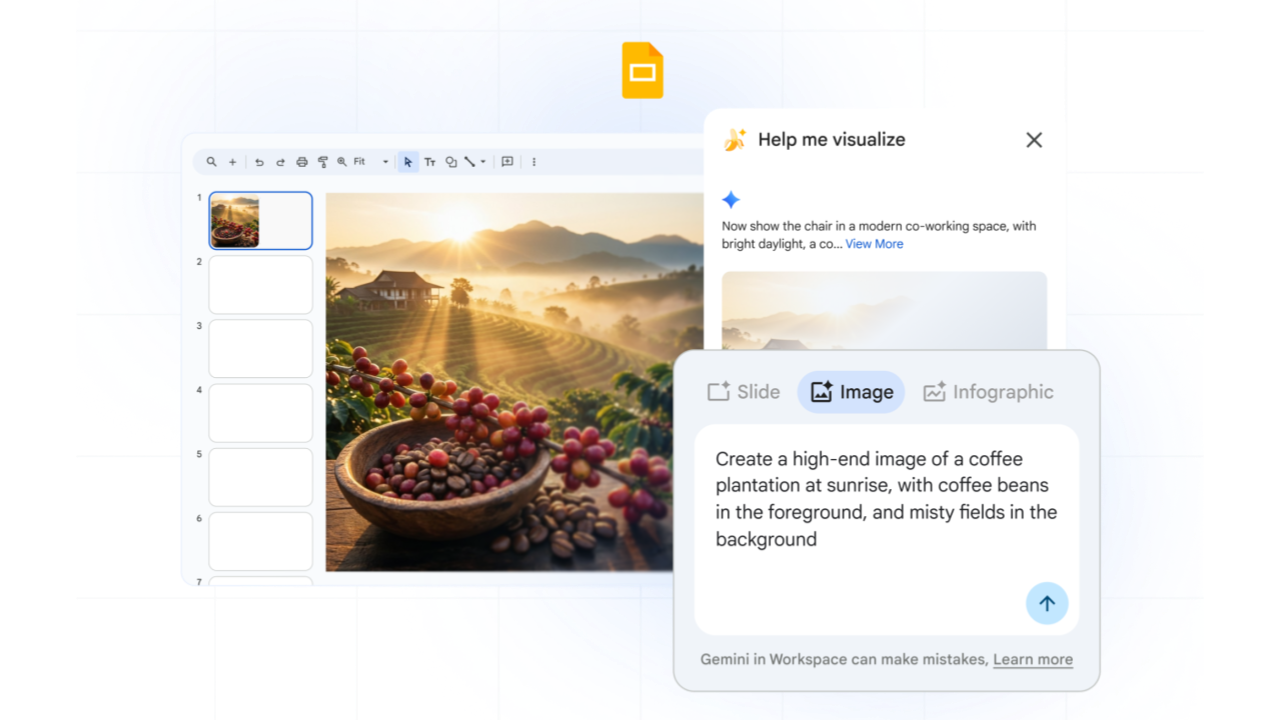 Create high impact slide with custom visuals
