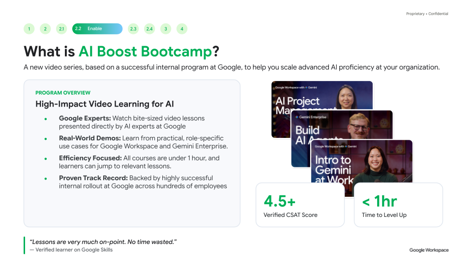 What is AI boost bootcamp?