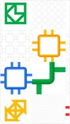 幾何学的な図の相互接続を概念的に表すサムネイル