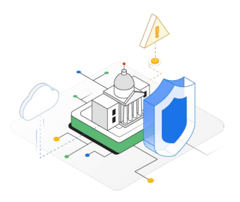 Google Cloud Cybershield illustration