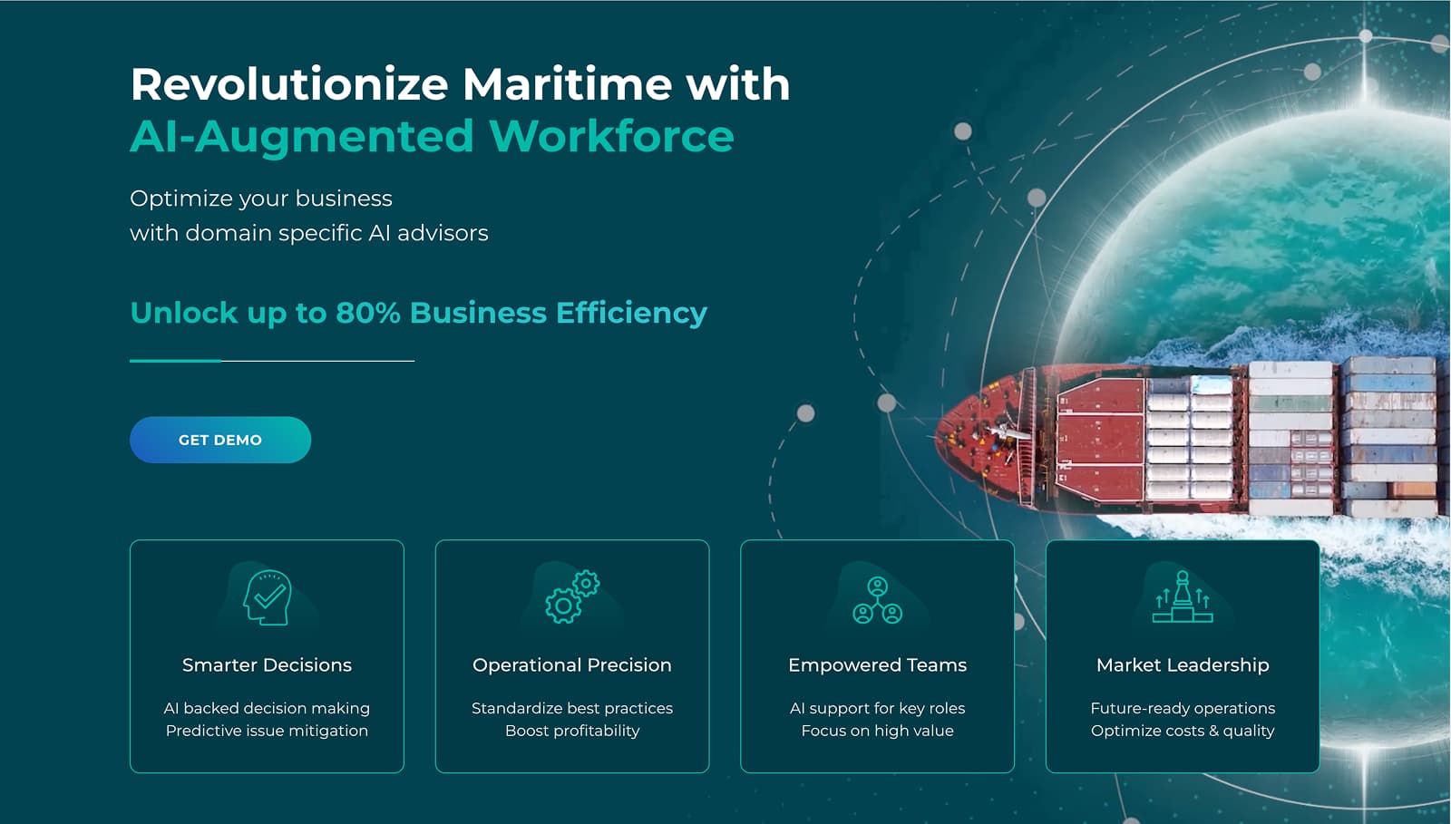 Revolutionize maritime with AI-augmented workforce