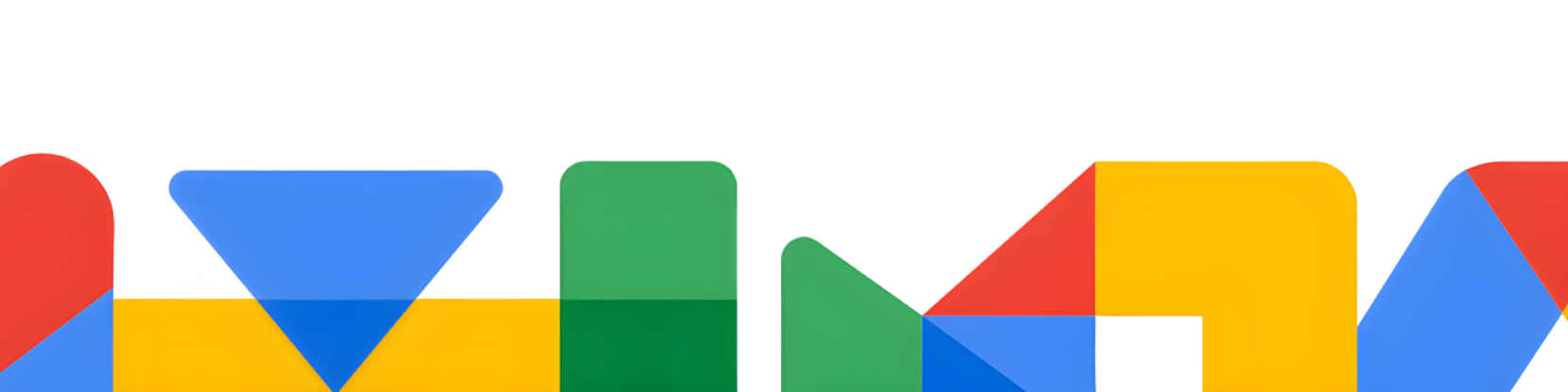 abstract web banner with primary colors