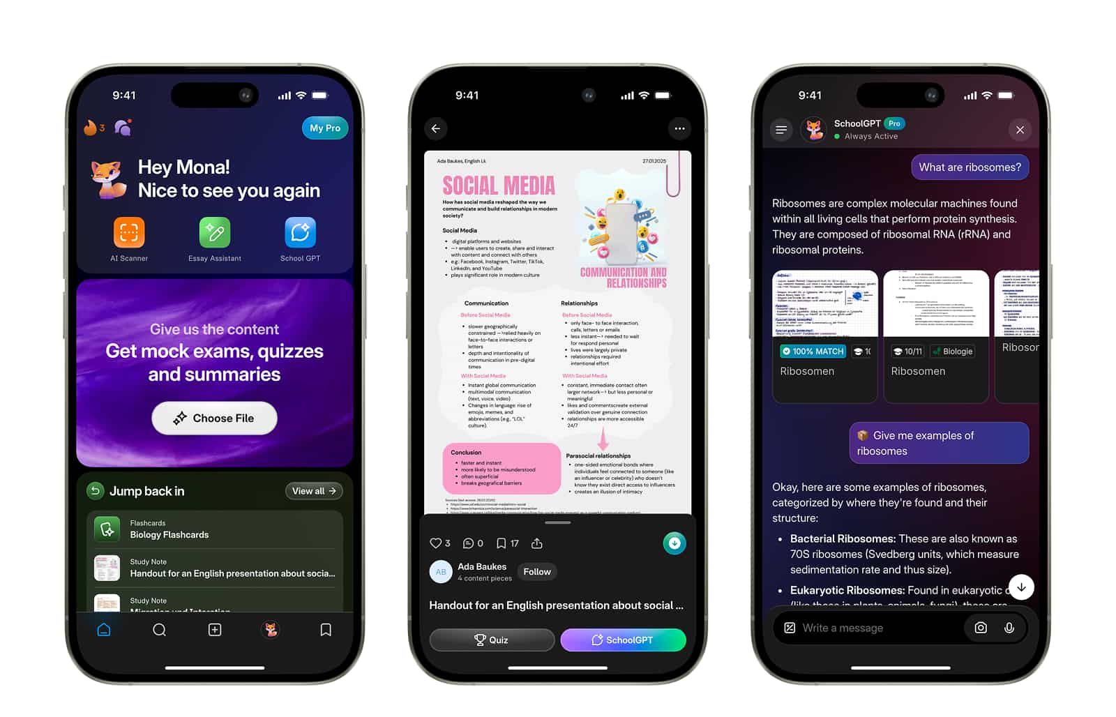 Knowunity app on smartphone