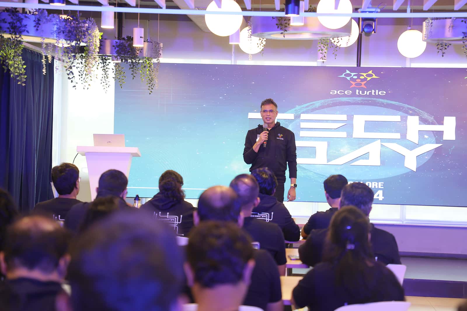 ace turtle team at an event