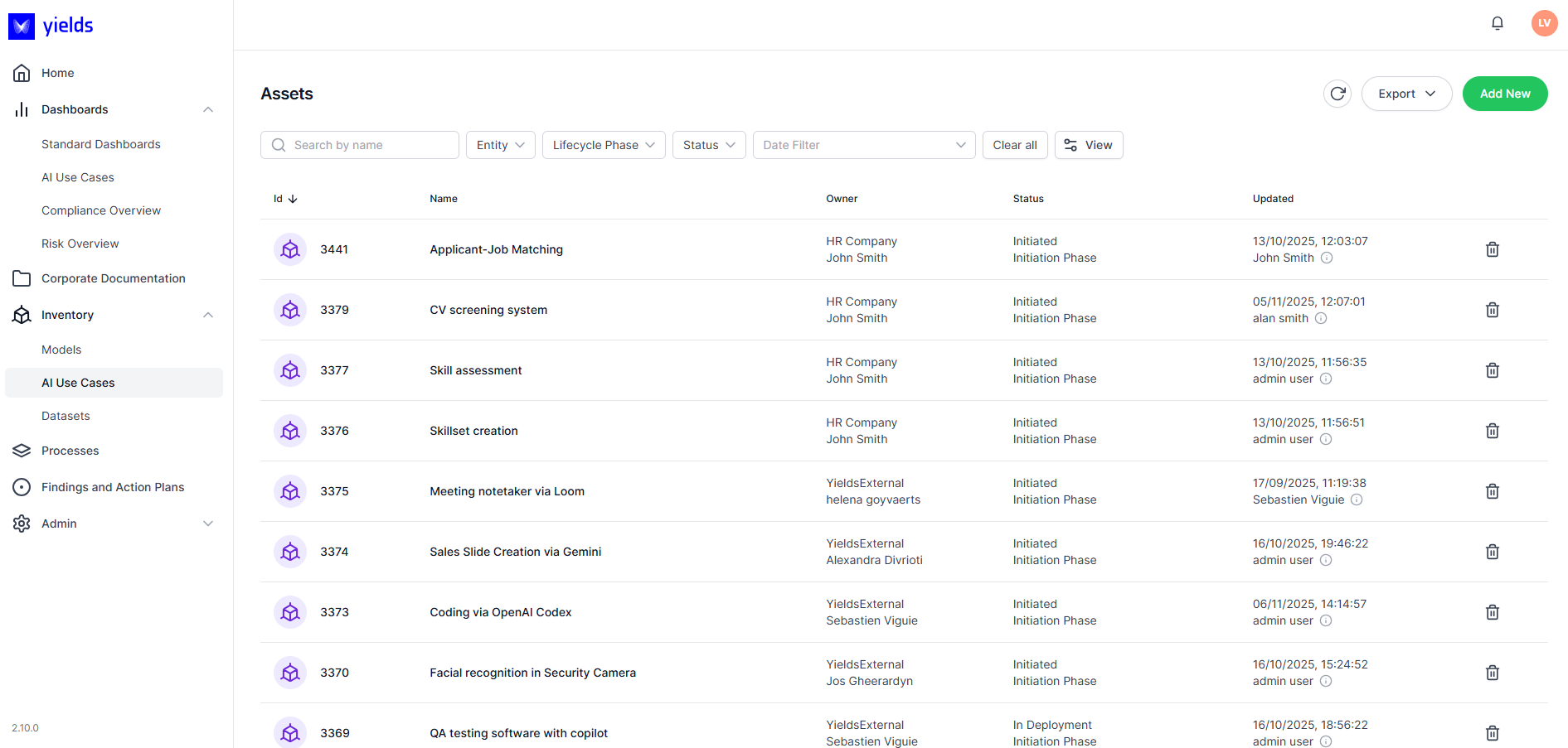 AI governance: use cases