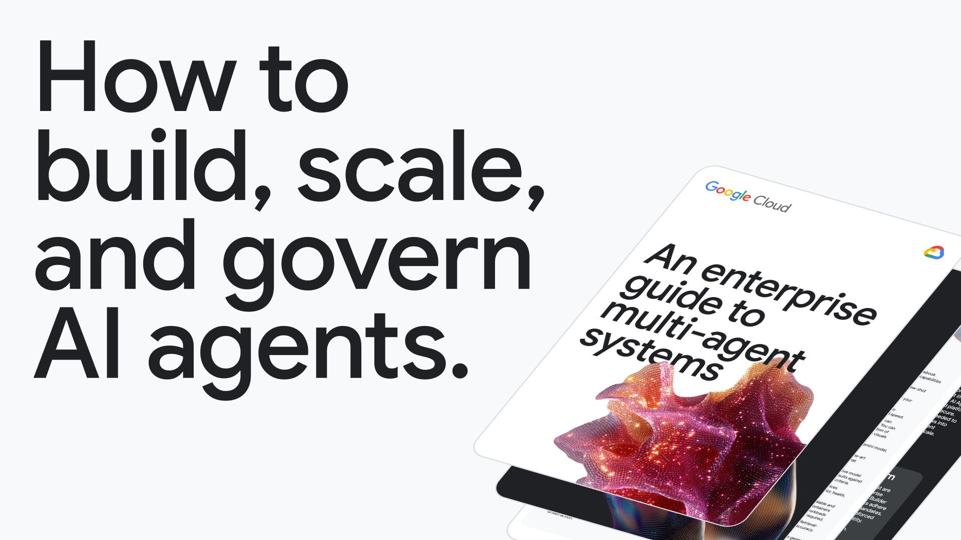 An enterprise guide to multi-agent systems | Google Cloud