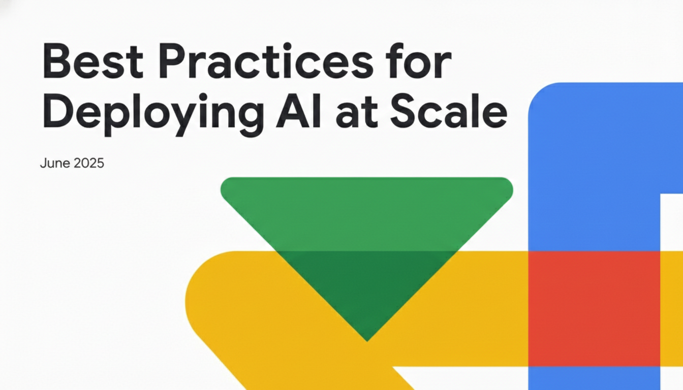 Best Practices for Deploying AI at Scale