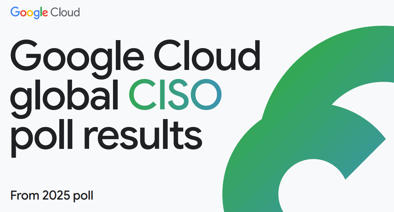 cover of Google Cloud global CISO poll results