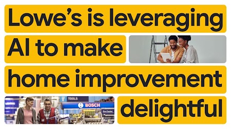 Youtube thumbnail with black text highlighted in yellow with video title and small images on left and right of people shopping 