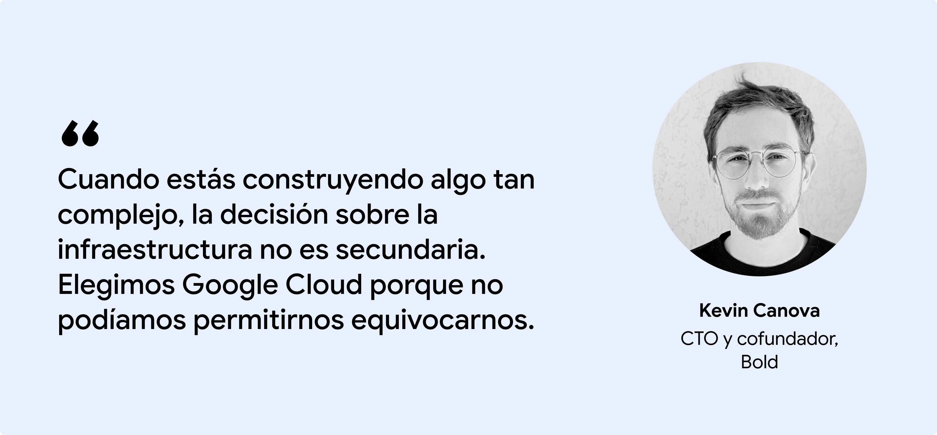 La cita de Kevin Canova