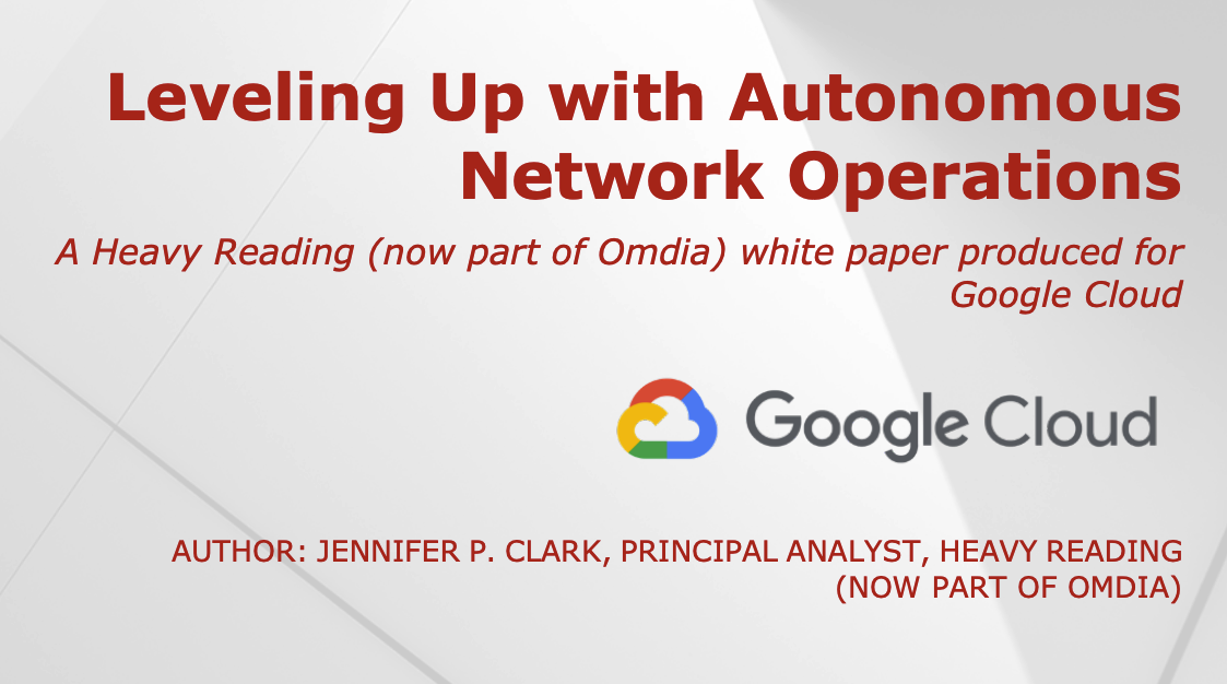 Leveling up with Autonomous Network Operations