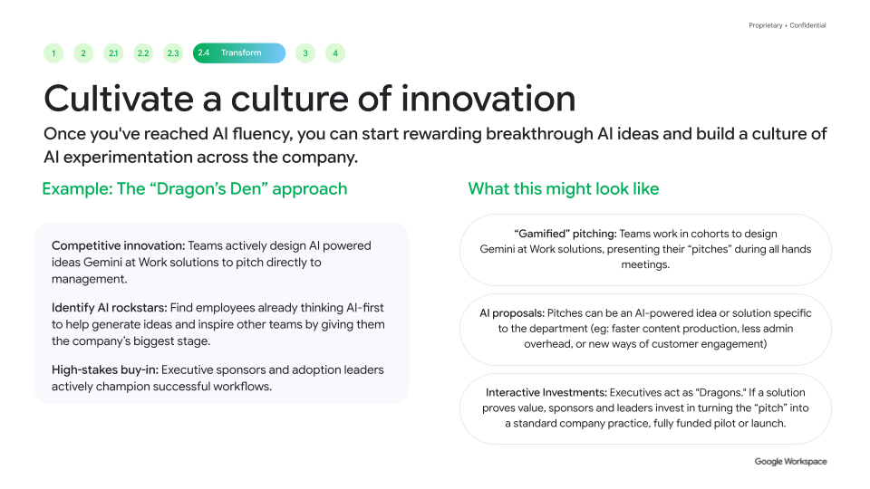 Cultivate a culture of innovation