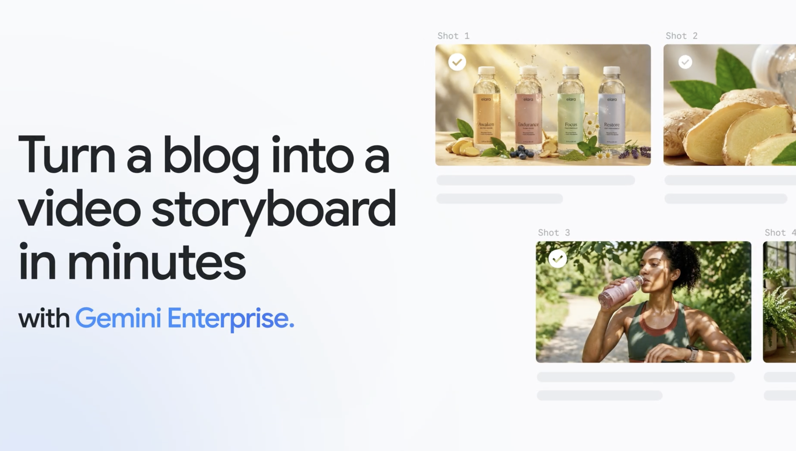 Storyboard visuals 