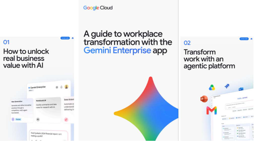 A guide to workplace transformation with the Gemini Enterprise app