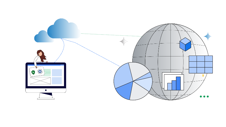 Networking illustration