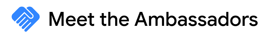 Handshake icon with "Meet the Ambassadors" text