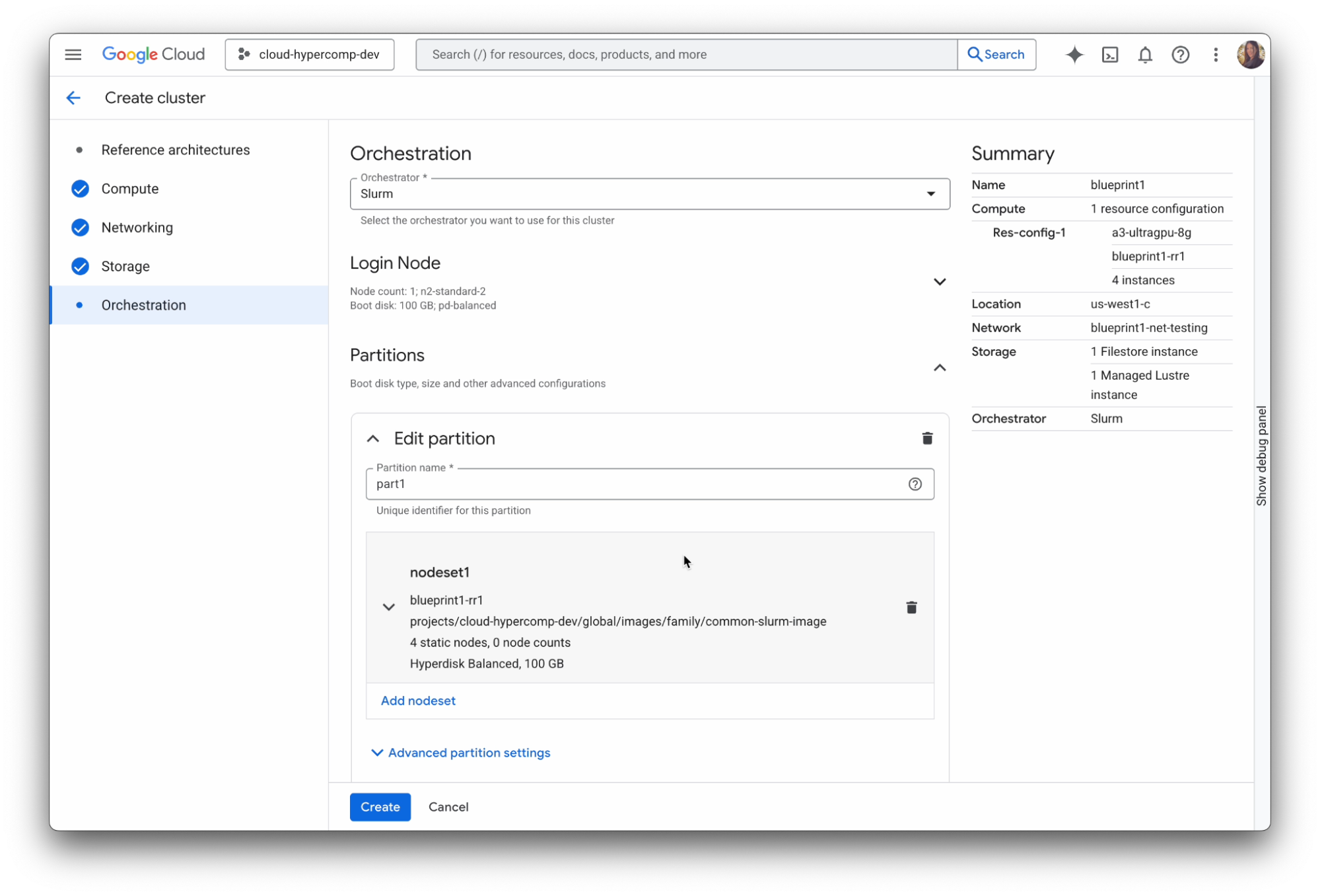 Deployment on Cluster Director