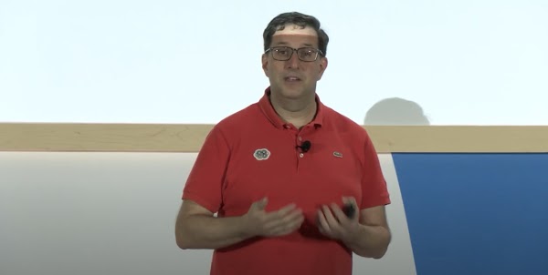 Bjoern Rost 在台上的畫面