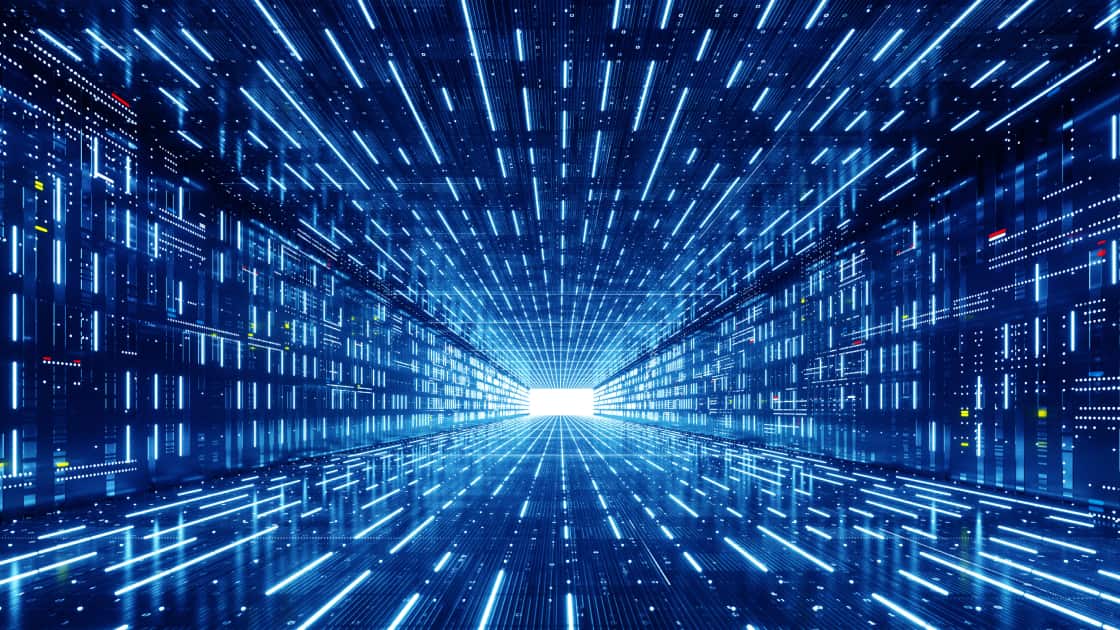 futuristic data center