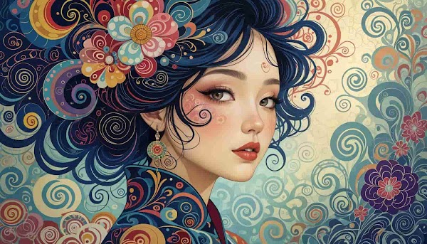 An AI-generated image of a girl