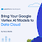 Image avec les mots "Salesforce Developers : Bring Your Google Vertex AI Models to Data Cloud"