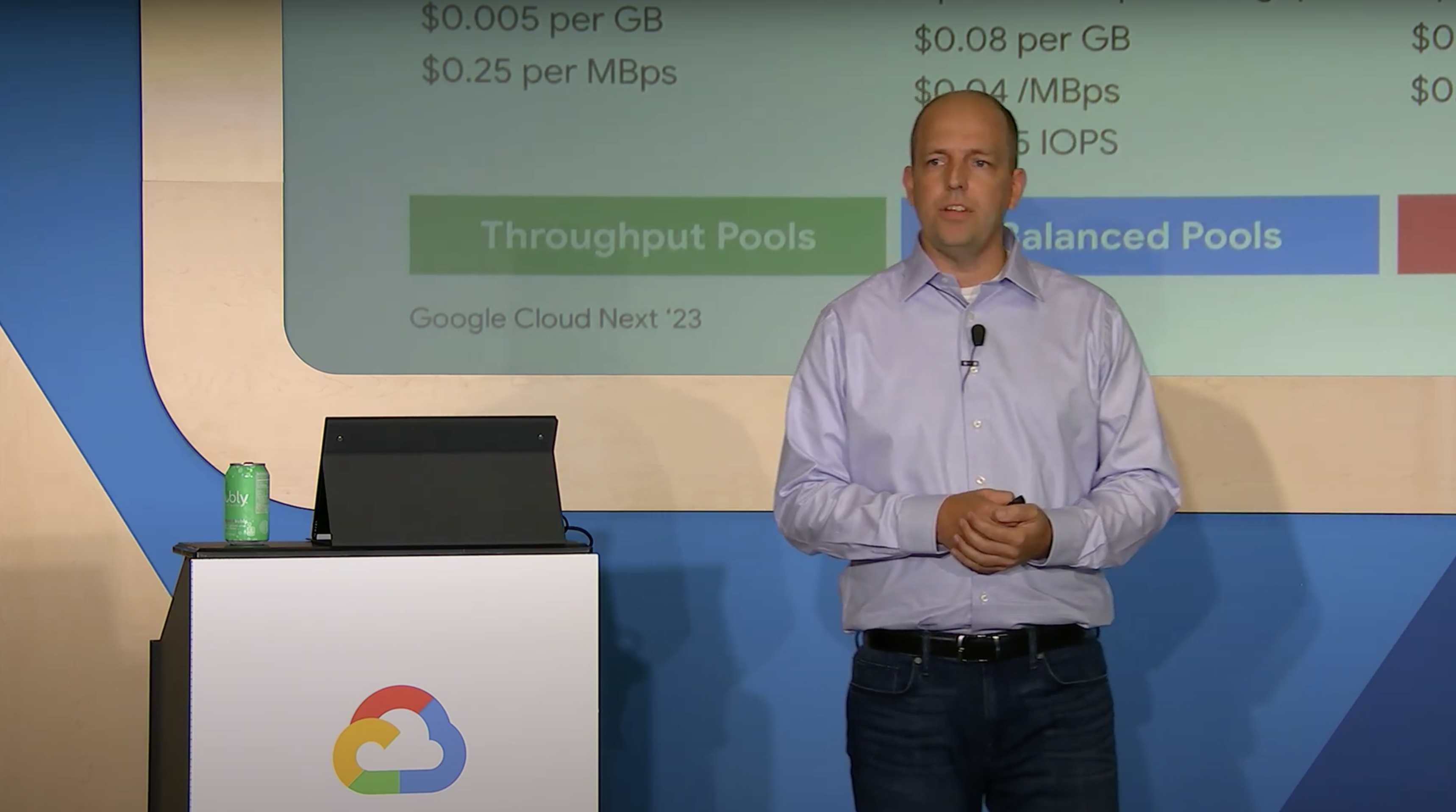 Ruwen Hess at a Google Cloud Next ‘23 breakout session
