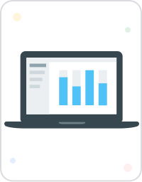 Computer screen displaying graphed data