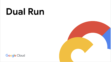 畫面上有 Dual Run 字樣與 Google Cloud 標誌