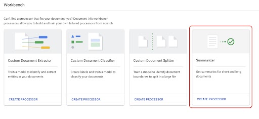 Interface do Workbench