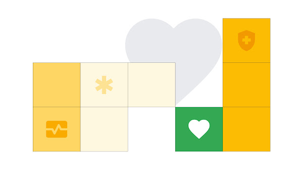 Illustration with heart for services and ongoing guidance