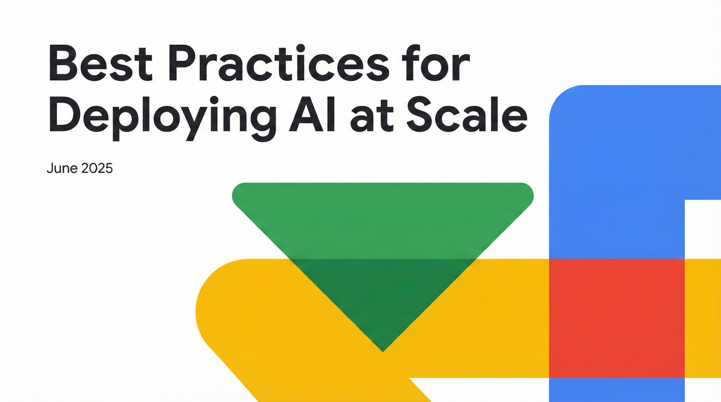Best Practices for Deploying AI at Scale