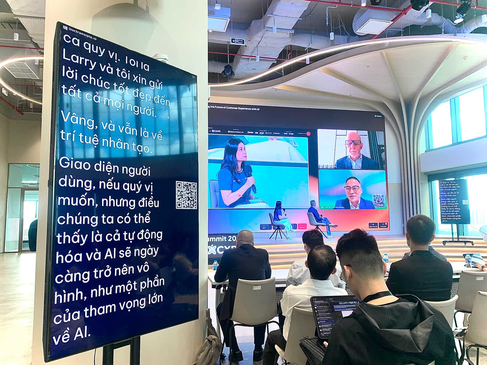 Interactive session with online participants