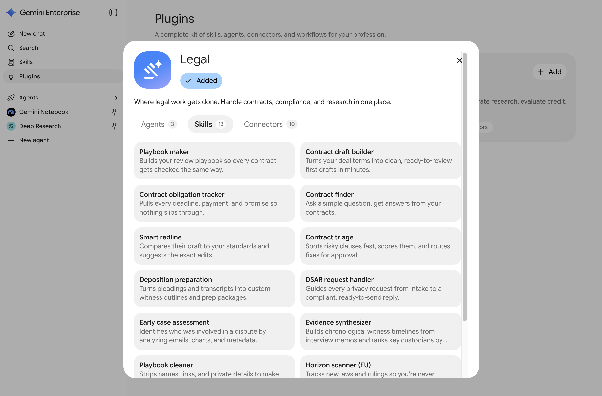 Legal skills UI
