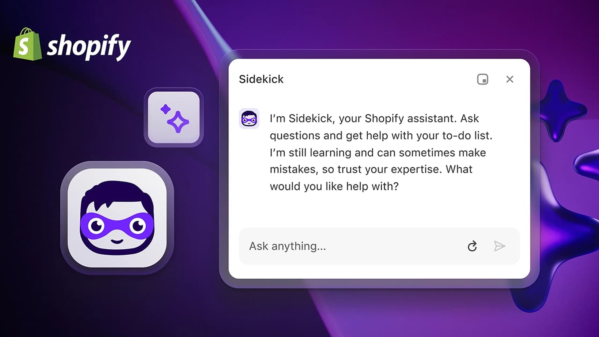 Shopify sidekick app