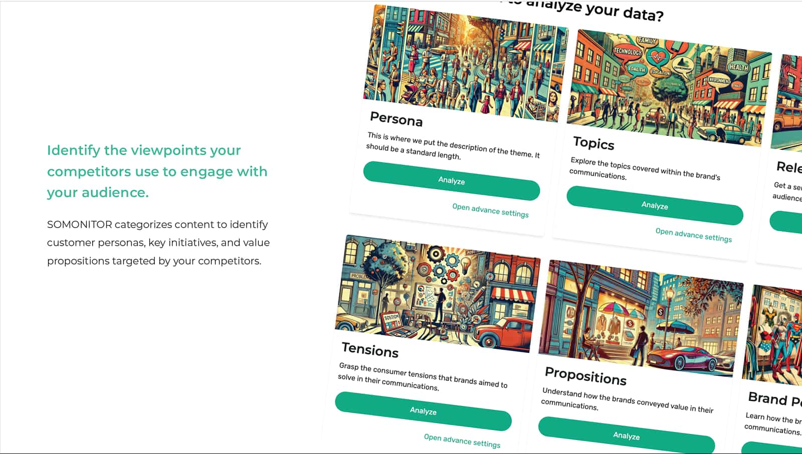 SOMONITOR categorizes content