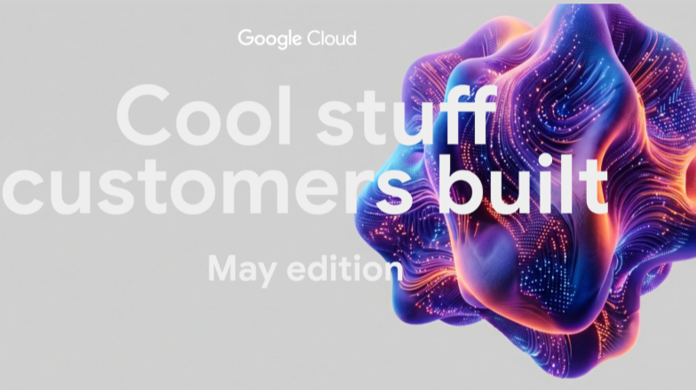 Blog hero image with the text that reads "cool stuff customers built: may edition"