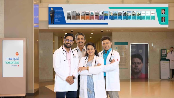 Healthcare team at a Manipal Hospital branch