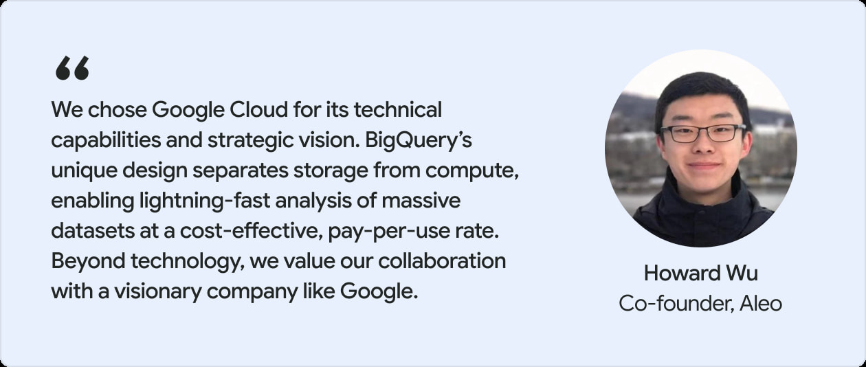 Howard Wu on Google Cloud collaboration