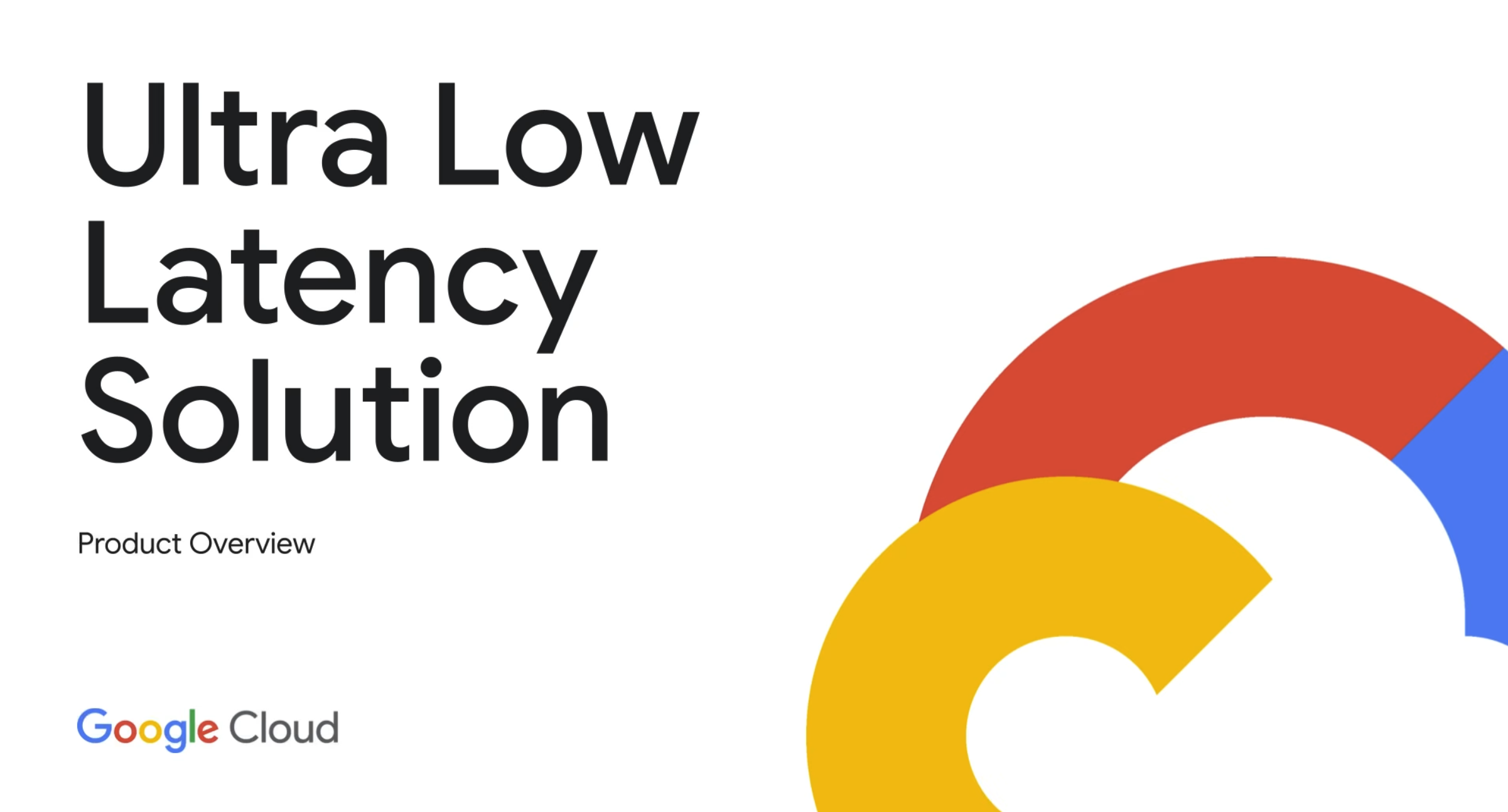 Introducing Ultra Low Latency Solution for capital markets