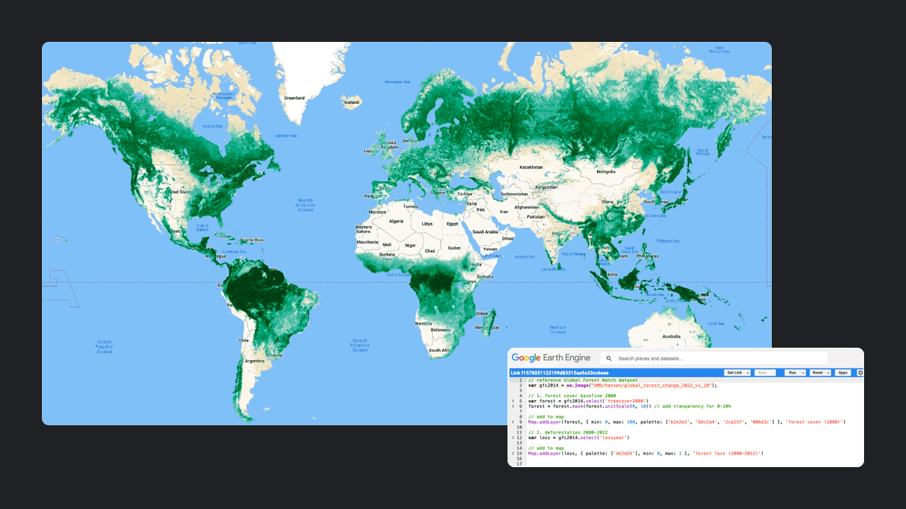 World map natural resources view
