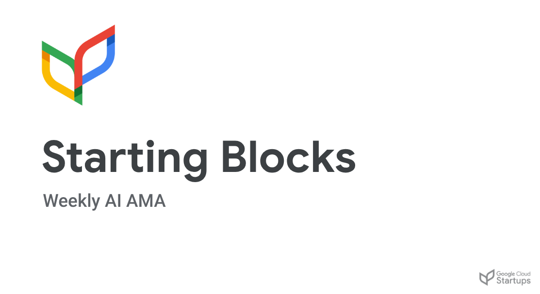 Starting blocks weekly AMA
