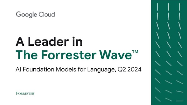 在 2024 年第 2 季的《The Forrester Wave™：語言 AI 基礎模型》報告中，Google 獲評為領導品牌