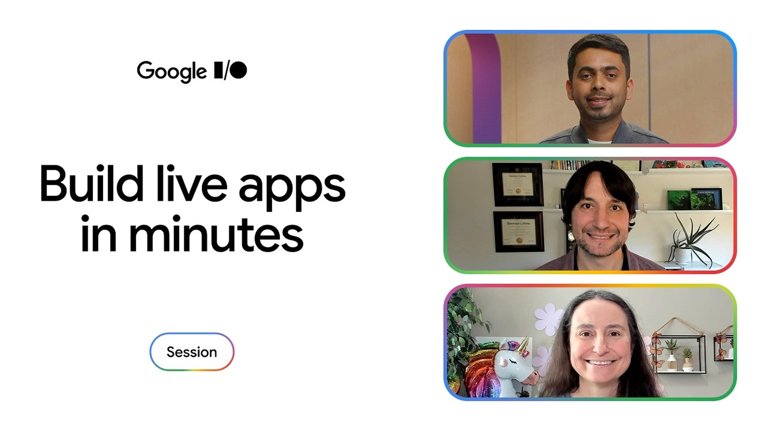 Build live apps in minutes