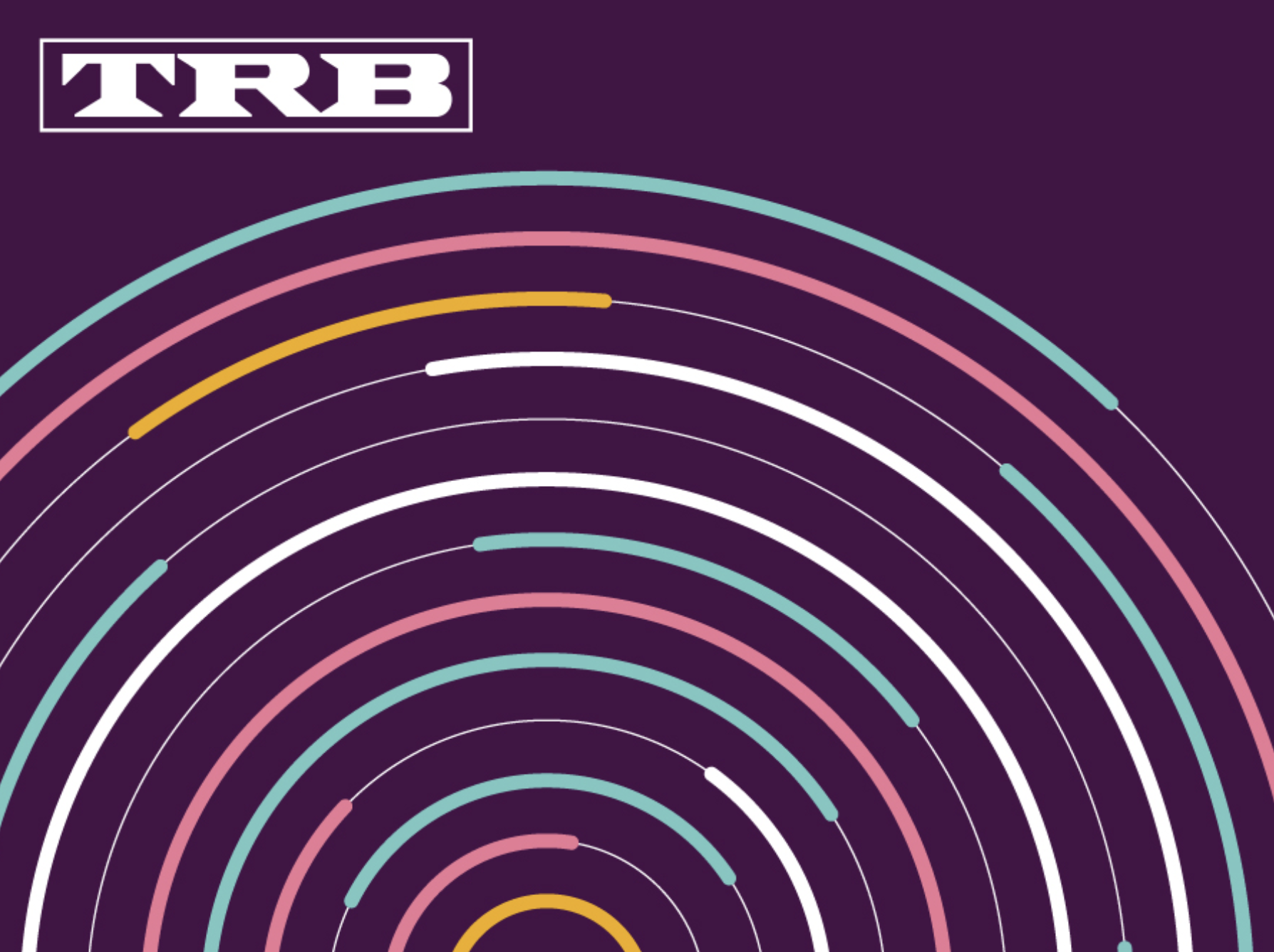 multi-colored circles with the TRB logo