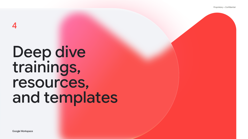 Deep dive trainings, resources, and templates