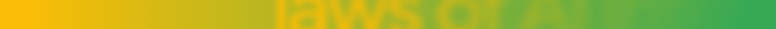 Yellow to green gradient banner