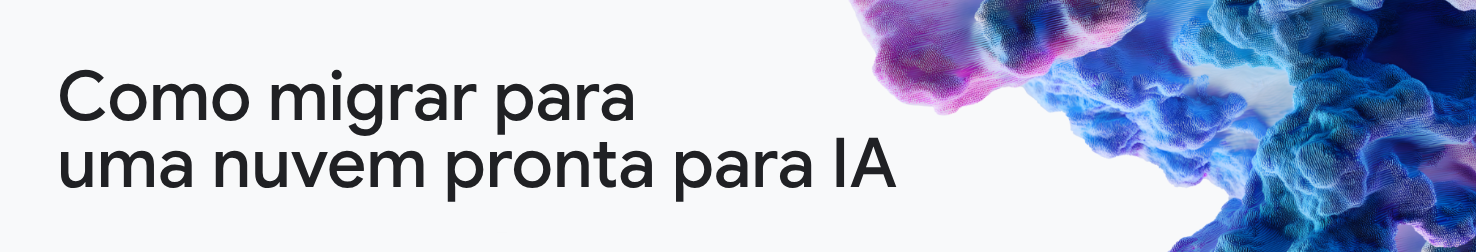 imagem com elemento abstrato em tons azul, roxo e verde