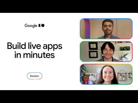 Build live apps in minutes video
