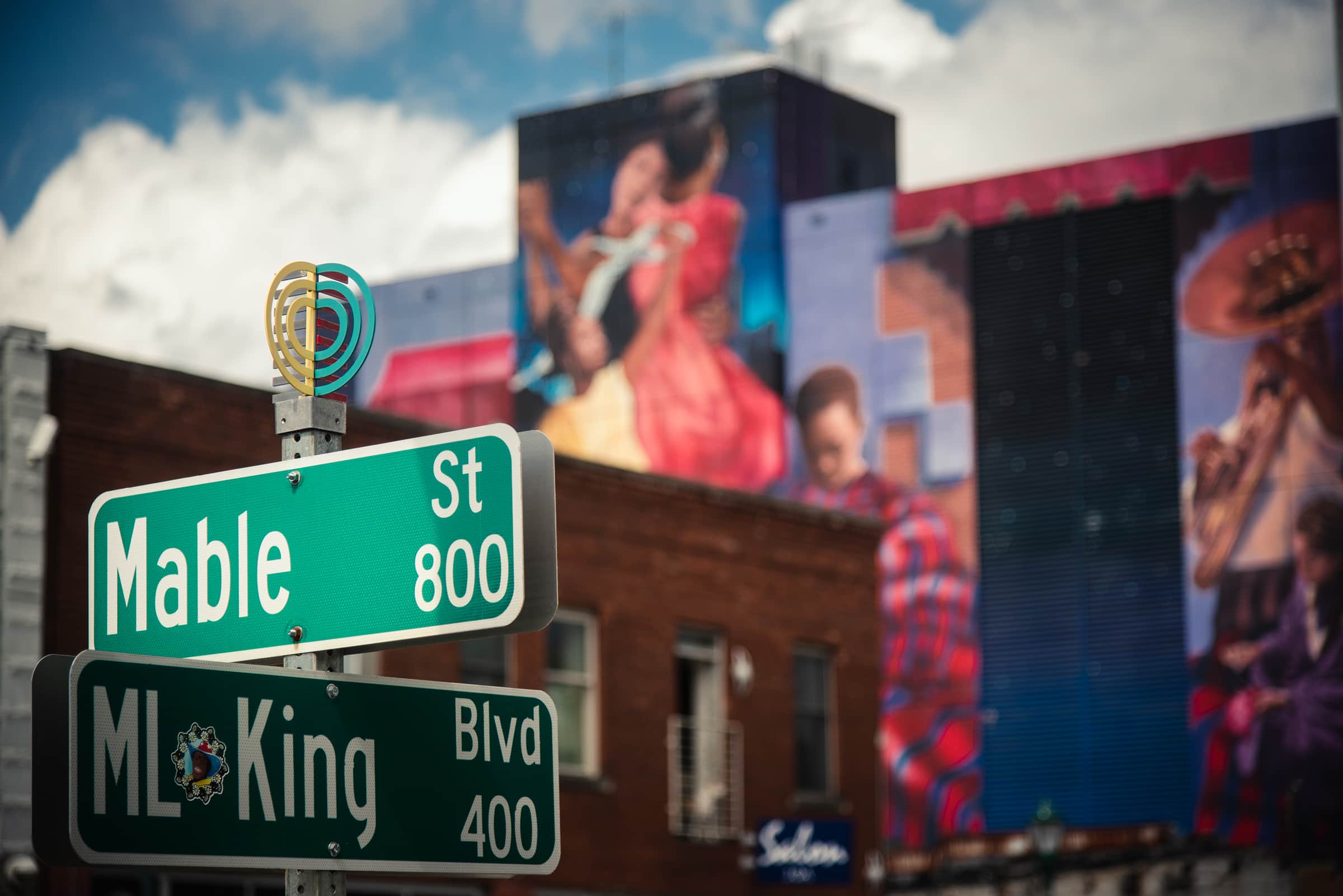 Signposts in the city of Chattanooga